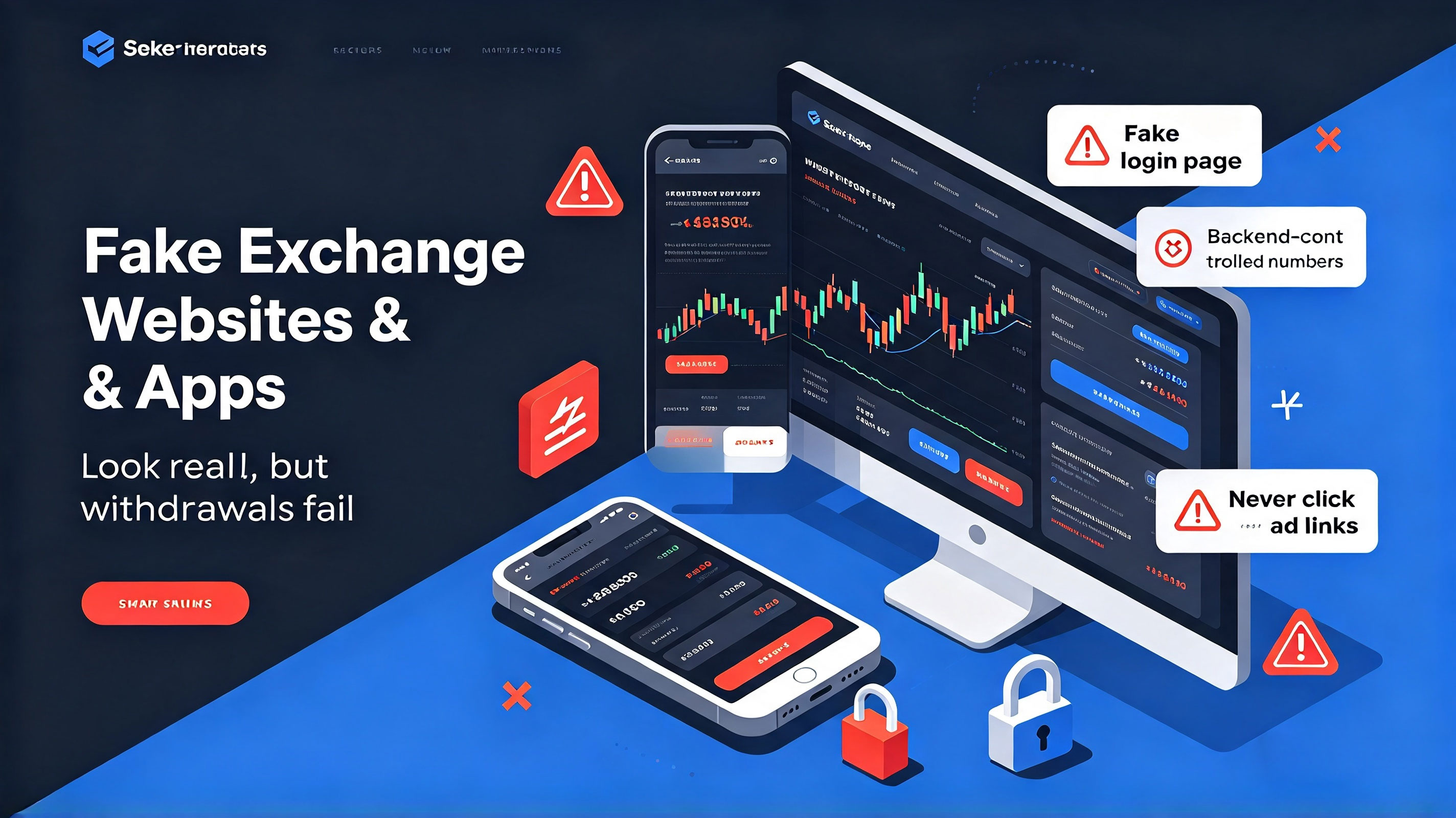 Fake Exchange Websites & Counterfeit Exchange Apps